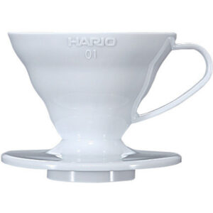 Hario 1 Cup Dripper V60 Valkoista keramiikkaa