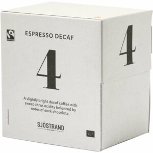 Sjöstrand N°4-espressokapselit kofeiiniton