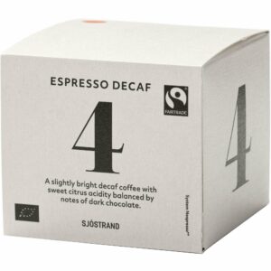 Sjöstrand N°4-espressokapselit kofeiiniton