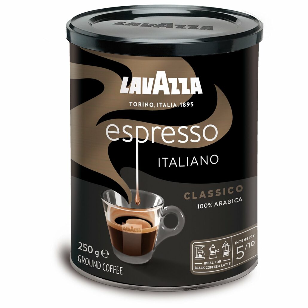 Lavazza Espresso Italiano jauhettu espresso kahvi